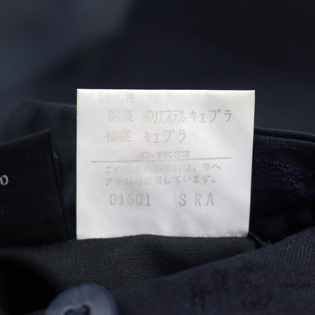 BURBERRY blazer WM121-600-29 wool Navy mens Used Authentic