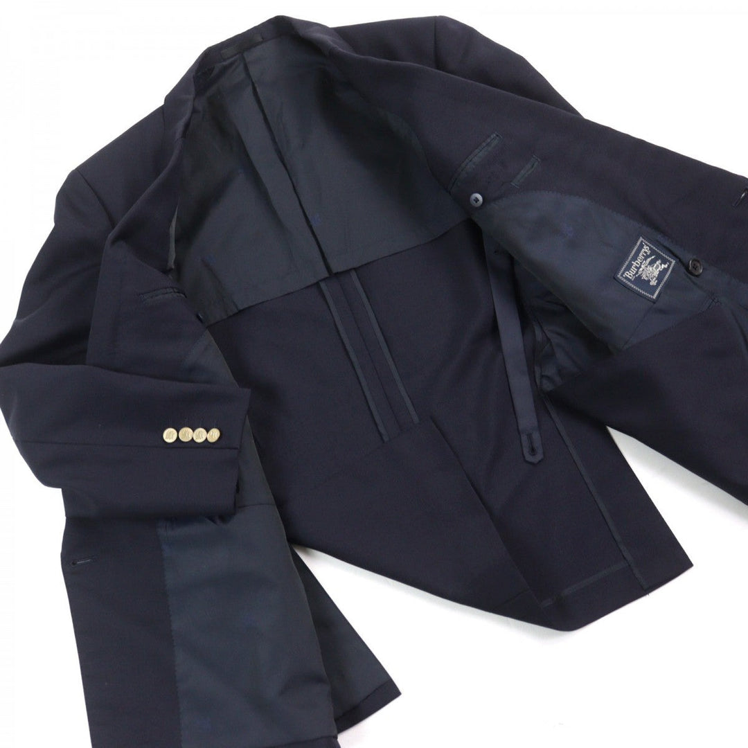 BURBERRY blazer WM121-600-29 wool Navy mens Used Authentic
