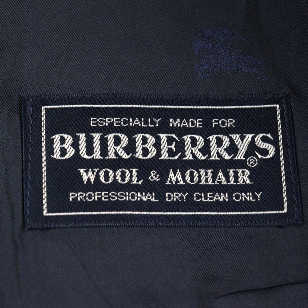 BURBERRY blazer WM121-600-29 wool Navy mens Used Authentic