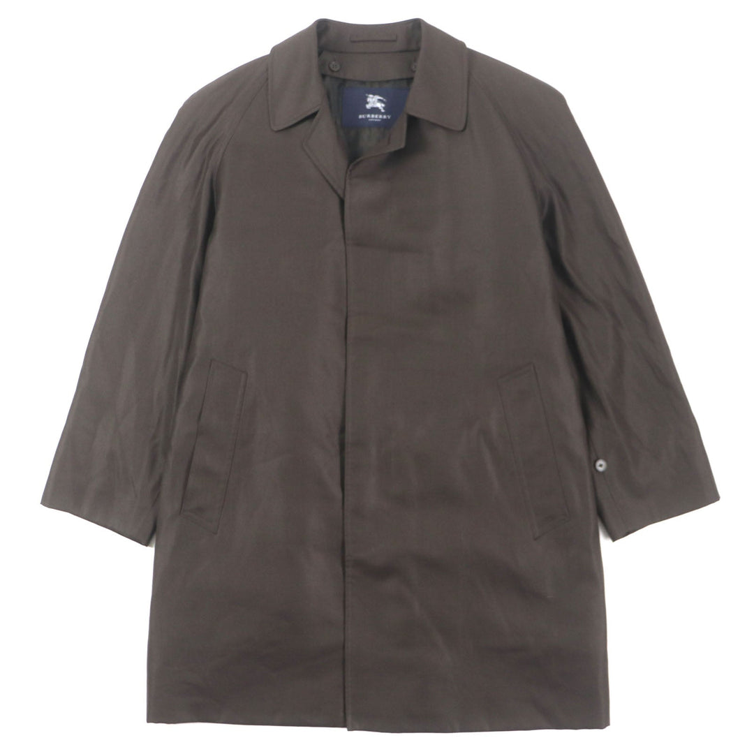 BURBERRY LONDON Stainless collar coat Outer: 67% wool, Outer: 33% silk, Lining: cupra, Lining: polyester, Liner: 50% cupra Dark brown mens 90-165-4 Used Authentic