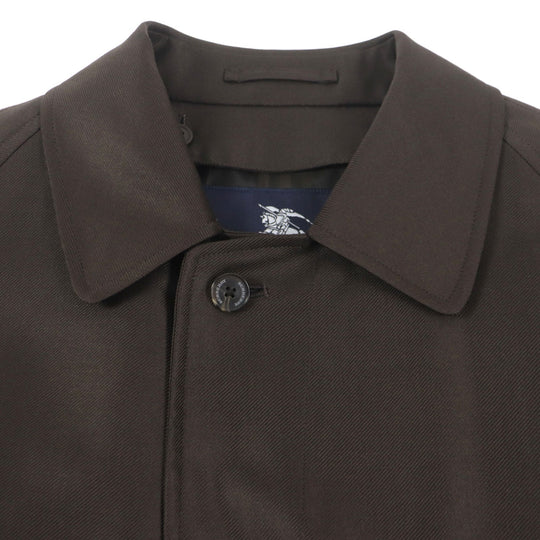BURBERRY LONDON Stainless collar coat Outer: 67% wool, Outer: 33% silk, Lining: cupra, Lining: polyester, Liner: 50% cupra Dark brown mens 90-165-4 Used Authentic