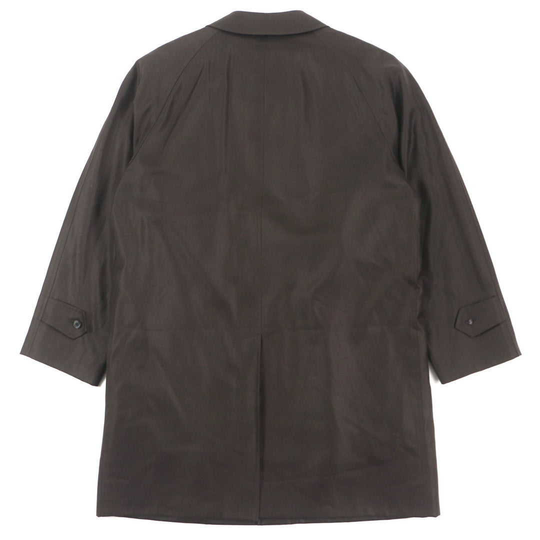 BURBERRY LONDON Stainless collar coat Outer: 67% wool, Outer: 33% silk, Lining: cupra, Lining: polyester, Liner: 50% cupra Dark brown mens 90-165-4 Used Authentic