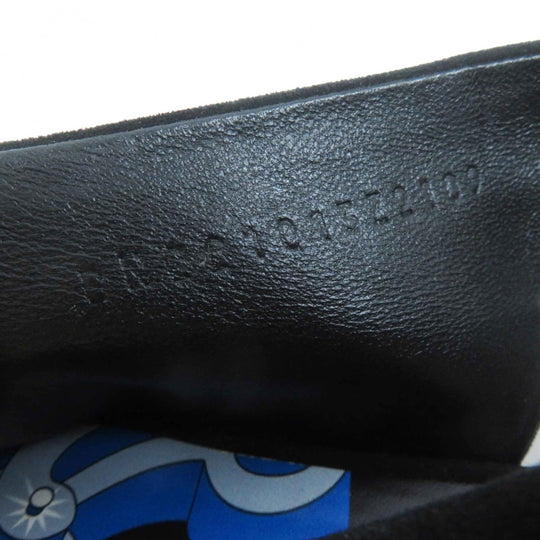 HERMES pumps 221013Z Main: Suede leather black Women 36 Used Authentic