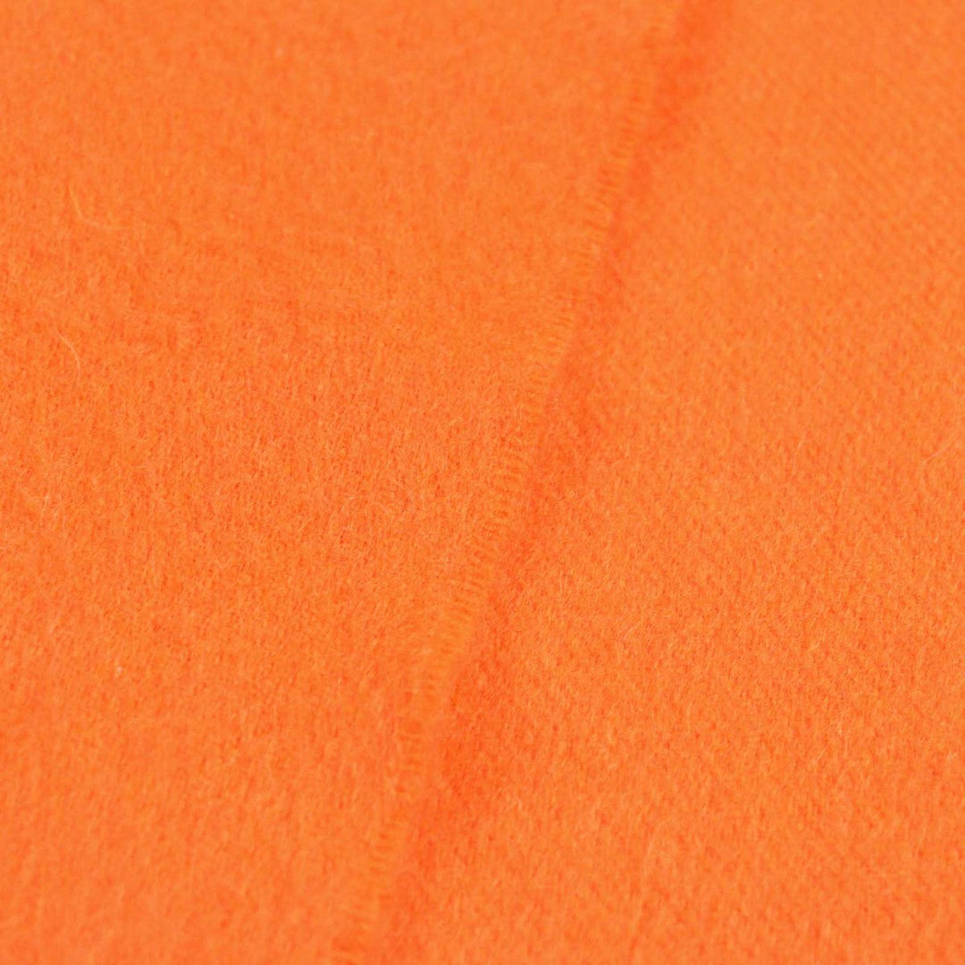 HERMES Scarf Main: 100% cashmere Orange mens Used Authentic