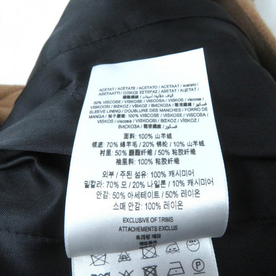 BURBERRY Chester coat 80372341 Outer: 100% cashmere, Part: 70% wool, Part: 20% polyamide (nylon), Part: 10% cashmere, Lining: 50% acetate Camel Women 40 Used Authentic