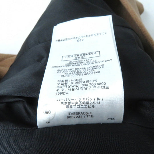 BURBERRY Chester coat 80372341 Outer: 100% cashmere, Part: 70% wool, Part: 20% polyamide (nylon), Part: 10% cashmere, Lining: 50% acetate Camel Women 40 Used Authentic