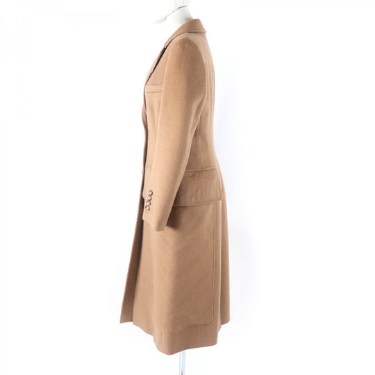 BURBERRY Chester coat 80372341 Outer: 100% cashmere, Part: 70% wool, Part: 20% polyamide (nylon), Part: 10% cashmere, Lining: 50% acetate Camel Women 40 Used Authentic