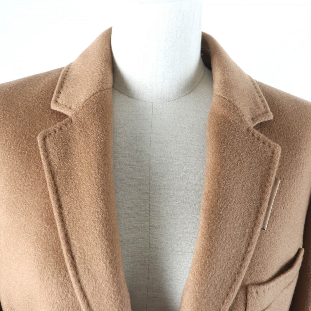 BURBERRY Chester coat 80372341 Outer: 100% cashmere, Part: 70% wool, Part: 20% polyamide (nylon), Part: 10% cashmere, Lining: 50% acetate Camel Women 40 Used Authentic