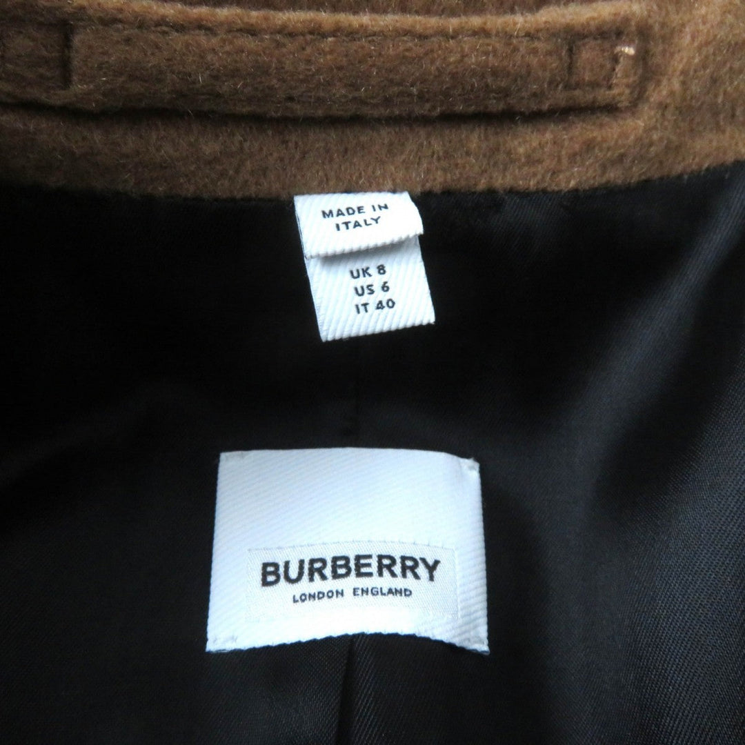 BURBERRY Chester coat 80372341 Outer: 100% cashmere, Part: 70% wool, Part: 20% polyamide (nylon), Part: 10% cashmere, Lining: 50% acetate Camel Women 40 Used Authentic