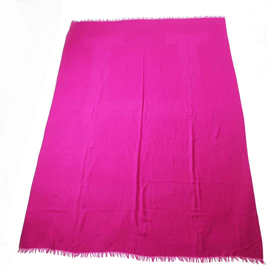 HERMES Scarf Main: 80% cashmere, Main: 20% wool pink Women Used Authentic