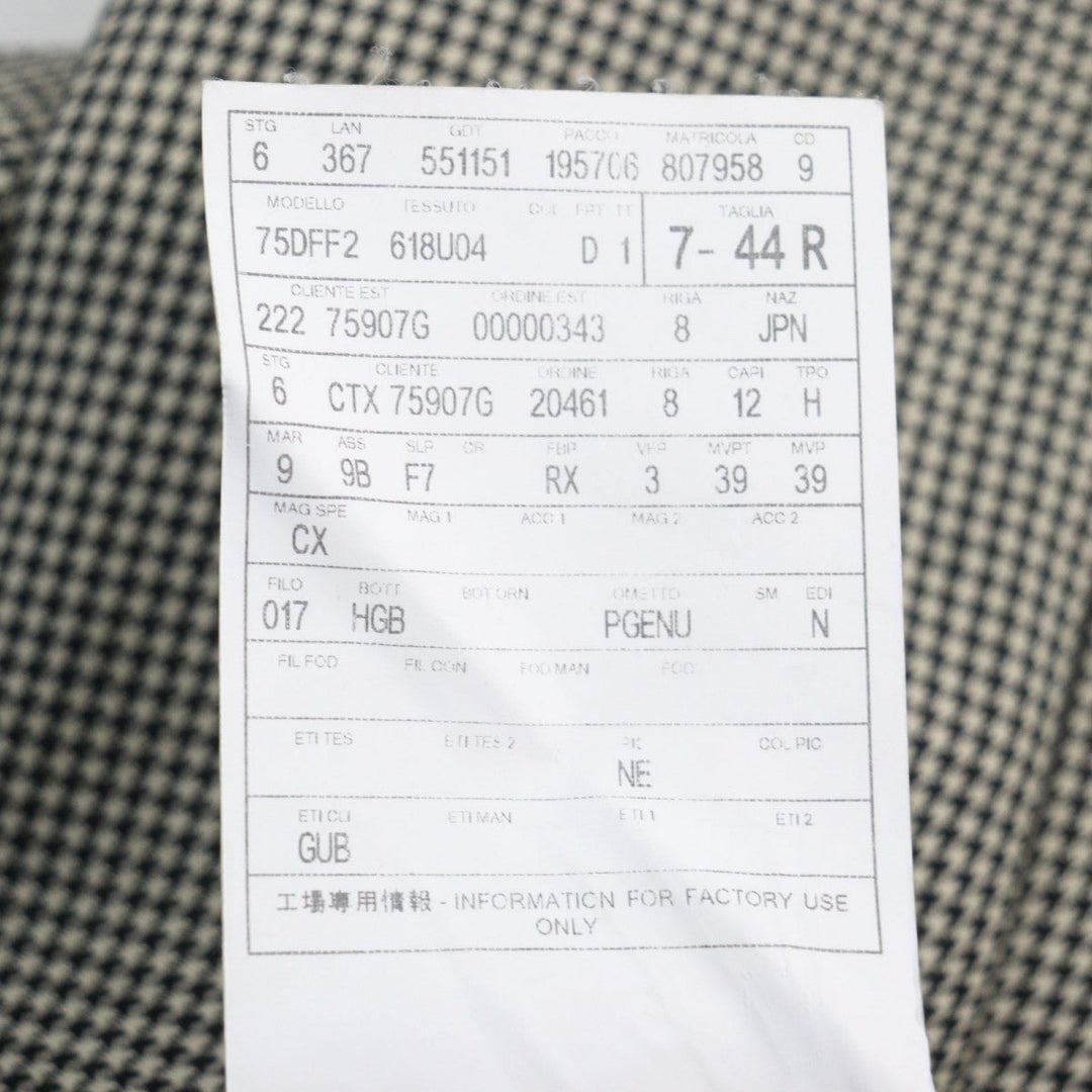 GUCCI Pants 574355 Outer: 88% wool, Outer: 12% mohair, Lining: 100% rayon, Part: 65% polyester, Part: 35% cotton Black White mens Used Authentic