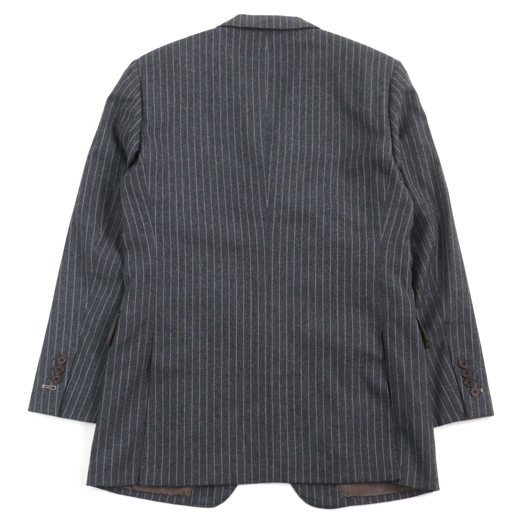 BURBERRY BLACK LABEL suit BMD22-102-05  Outer: 95% wool, Outer: 5% polyester, Lining: cupra, Lining: polyester, Sleeve lining: cupra Grey Stripe Pattern mens Used Authentic