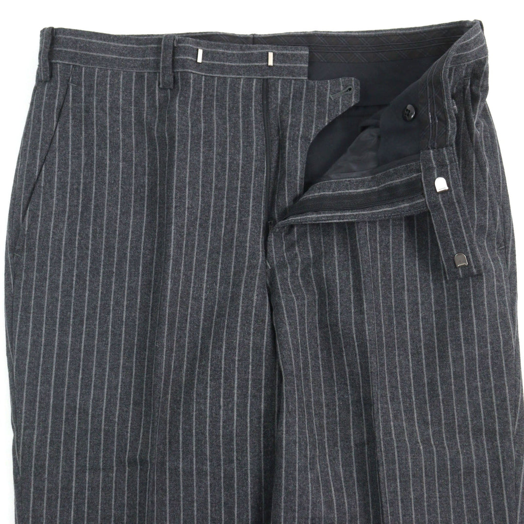 BURBERRY BLACK LABEL suit BMD22-102-05  Outer: 95% wool, Outer: 5% polyester, Lining: cupra, Lining: polyester, Sleeve lining: cupra Grey Stripe Pattern mens Used Authentic