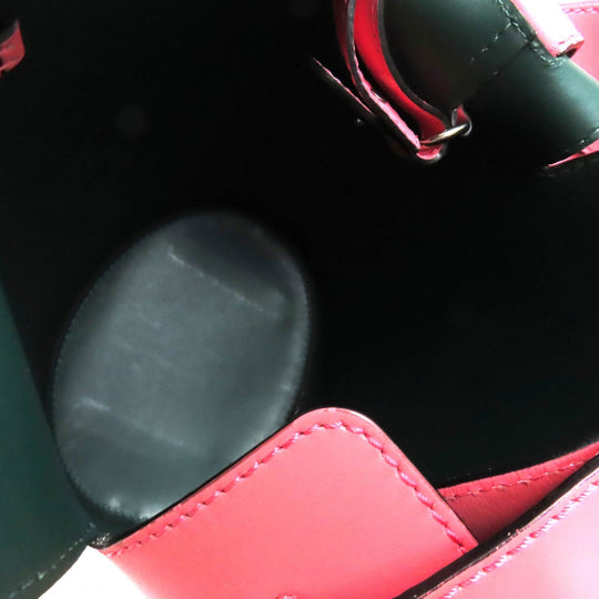 BURBERRY Handbag 4075872 Leather Coral pink Women Used Authentic