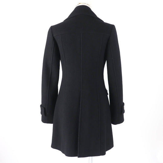BURBERRY BLUE LABEL coat wool black Women 36 Used Authentic