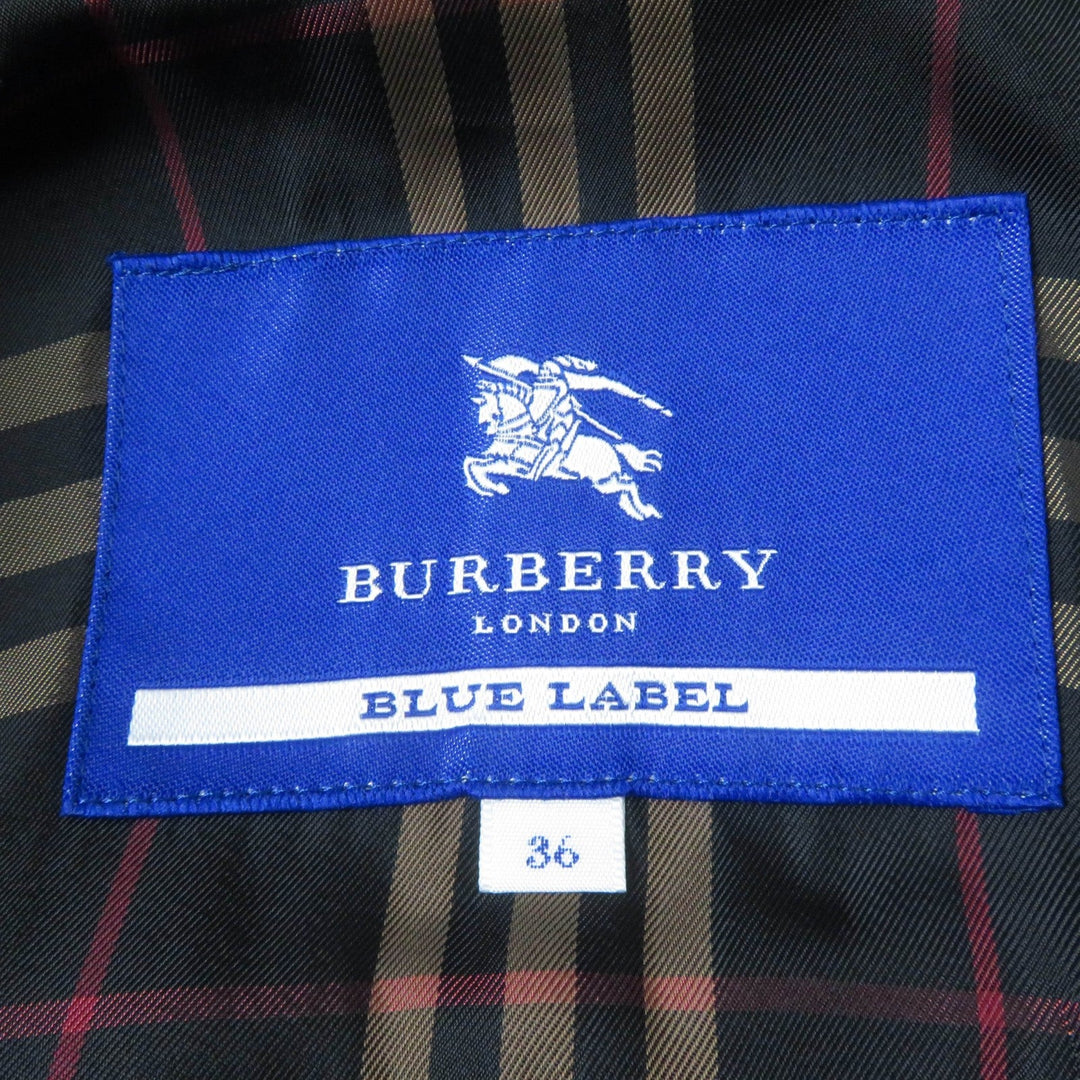 BURBERRY BLUE LABEL coat wool black Women 36 Used Authentic