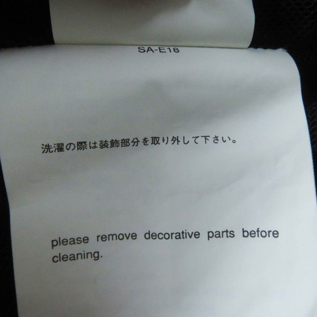 Sacai Jacket 16-02428 Outer: 100% cotton, part: 50% cotton, part: 50% polyester, part: 100% polyester, part: 100% cupra Navy black Paisley Cut Work Jacket Women 1 Used Authentic