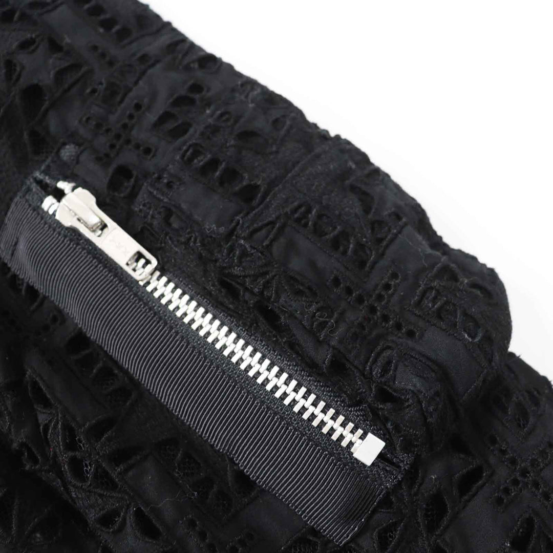 Sacai Jacket 16-02428 Outer: 100% cotton, part: 50% cotton, part: 50% polyester, part: 100% polyester, part: 100% cupra Navy black Paisley Cut Work Jacket Women 1 Used Authentic