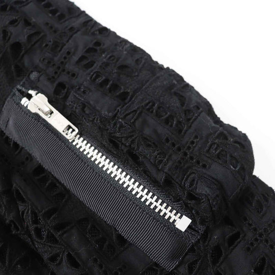 Sacai Jacket 16-02428 Outer: 100% cotton, part: 50% cotton, part: 50% polyester, part: 100% polyester, part: 100% cupra Navy black Paisley Cut Work Jacket Women 1 Used Authentic