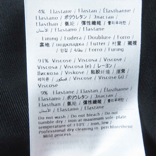 VALENTINO one piece WB3VAW906FR Outer material: 100% silk, Outer material: 45% rayon, Outer material: 32% cotton, Outer material: 19% nylon, Outer material: 4% polyurethane black Women 44 Used Authentic