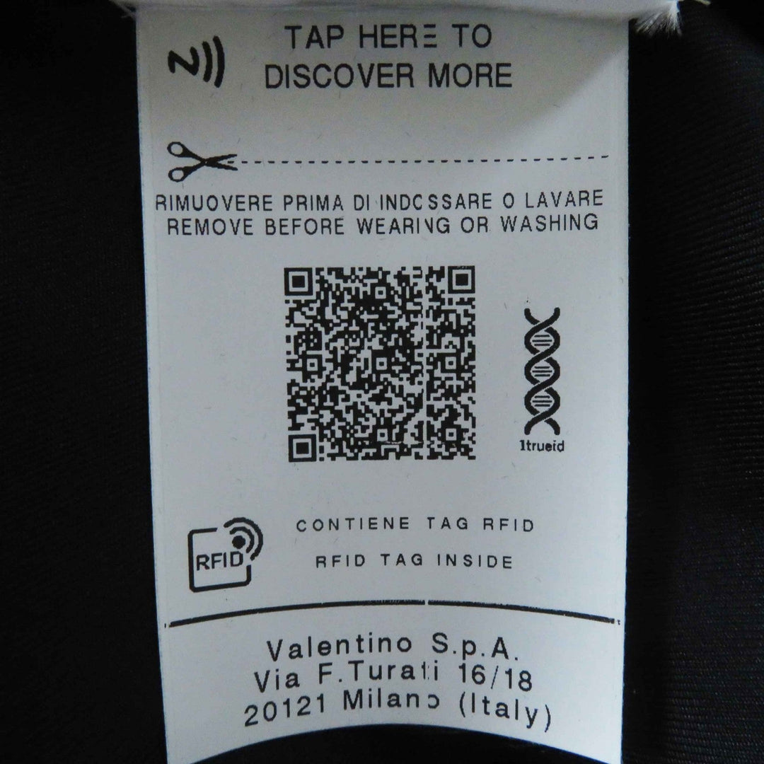 VALENTINO one piece WB3VAW906FR Outer material: 100% silk, Outer material: 45% rayon, Outer material: 32% cotton, Outer material: 19% nylon, Outer material: 4% polyurethane black Women 44 Used Authentic