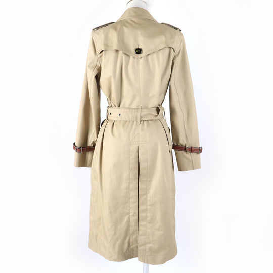 COACH trench coat 91623 Main: 68% cotton, Main: 32% polyester, Part: 67% cotton, Part: 33% polyester, Lining: 100% polyester beige Women SP Used Authentic