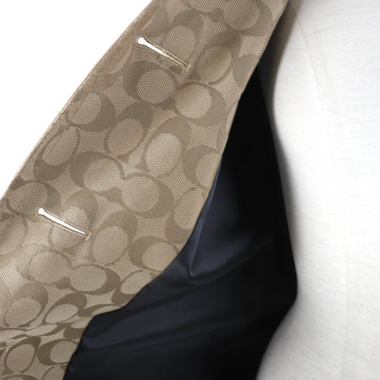 COACH trench coat 91623 Main: 68% cotton, Main: 32% polyester, Part: 67% cotton, Part: 33% polyester, Lining: 100% polyester beige Women SP Used Authentic