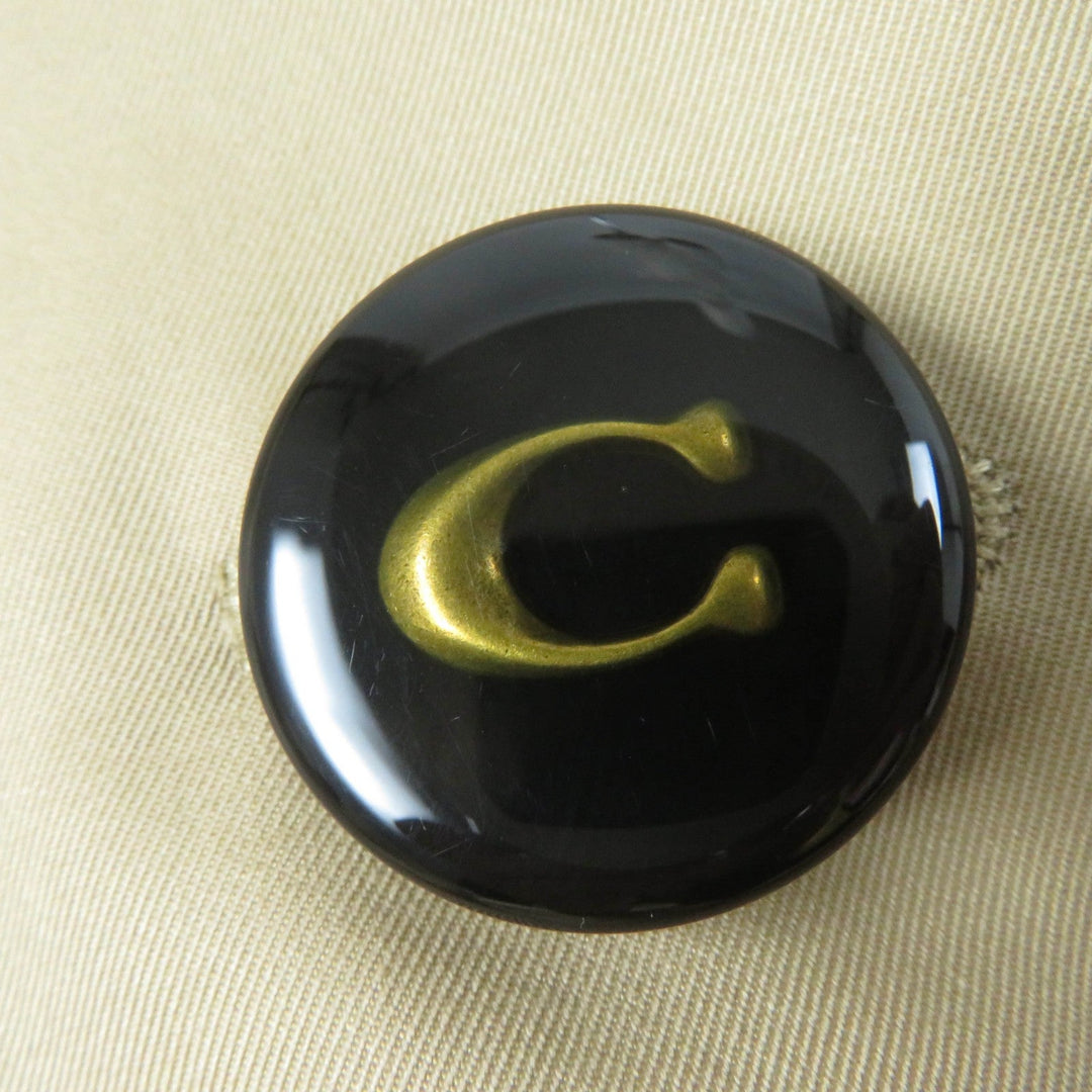 COACH trench coat 91623 Main: 68% cotton, Main: 32% polyester, Part: 67% cotton, Part: 33% polyester, Lining: 100% polyester beige Women SP Used Authentic