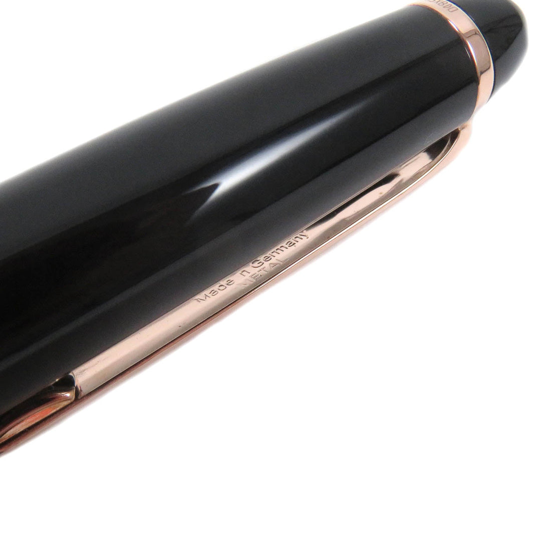 MONTBLANC Ballpoint pen Main: Precious resin Black Red Gold mens Used Authentic