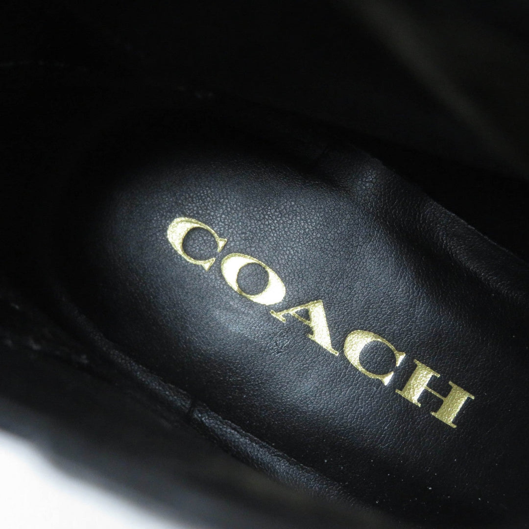 COACH boots CK429 Main: Leather black Kinsley Booties Women 36.5 Used Authentic