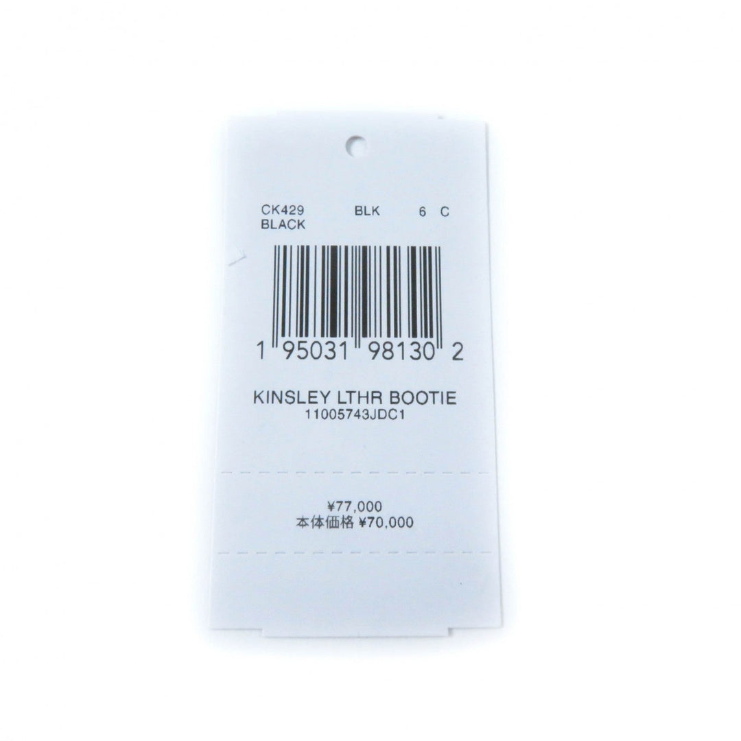 COACH boots CK429 Main: Leather black Kinsley Booties Women 36.5 Used Authentic