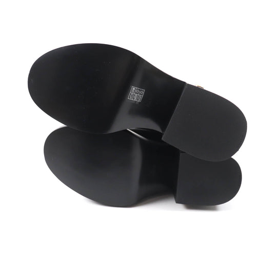 COACH boots CK429 Main: Leather black Kinsley Booties Women 36.5 Used Authentic