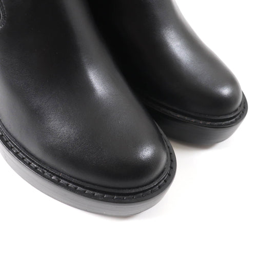 COACH boots CK429 Main: Leather black Kinsley Booties Women 36.5 Used Authentic