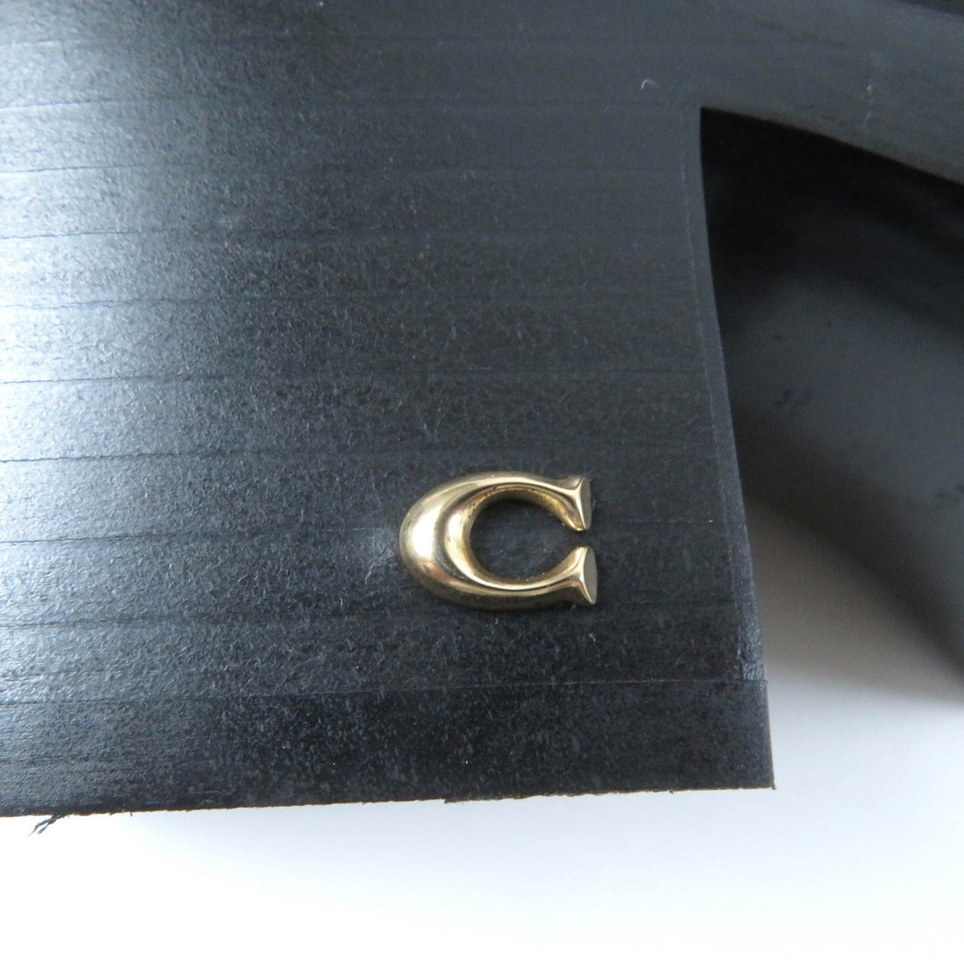 COACH boots CK429 Main: Leather black Kinsley Booties Women 36.5 Used Authentic