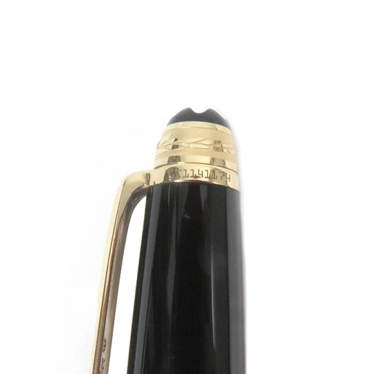 MONTBLANC Ballpoint pen Main: Precious resin, Part: Sapphire Black gold mens Used Authentic