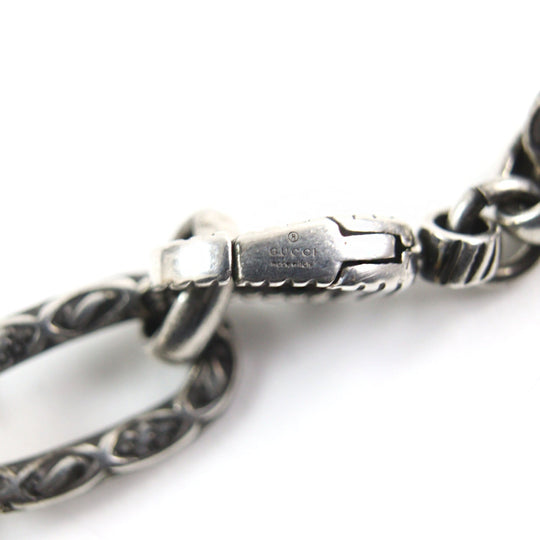 GUCCI Necklace 524890 Main: AG925 Silver mens Used Authentic
