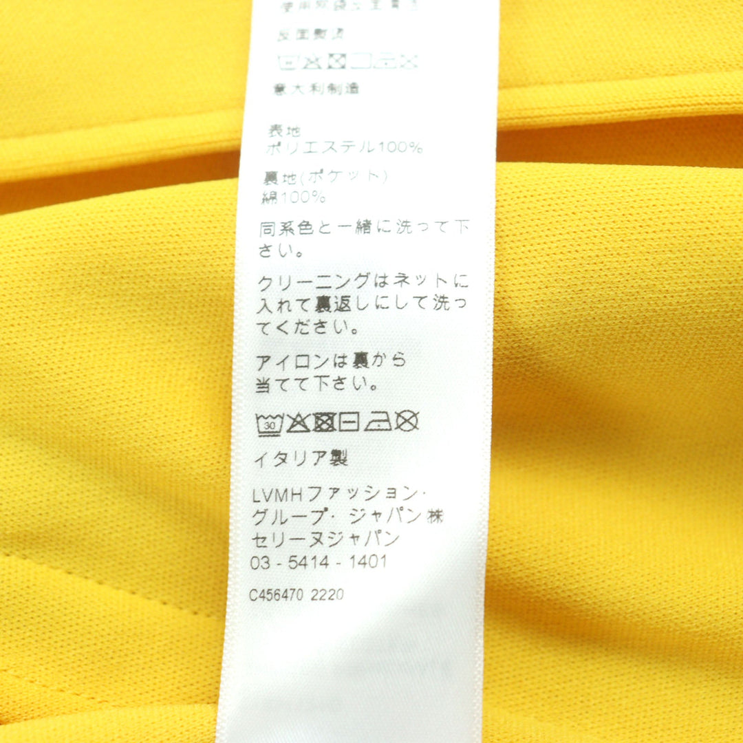 CELINE Track jacket 2Y8311210 Outer: 100% polyester, Part: 100% cotton Yellow black mens XS Used Authentic