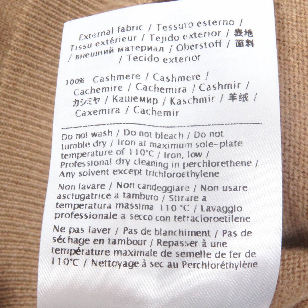 VALENTINO sweater Main: 100% cashmere beige mens M Used Authentic