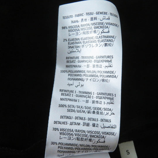 GUCCI one piece 445253 Outer: 98% rayon, Outer: 2% polyurethane, Part: 100% nylon, Part: 70% rayon, Part: 30% nylon Black pink Women S Used Authentic