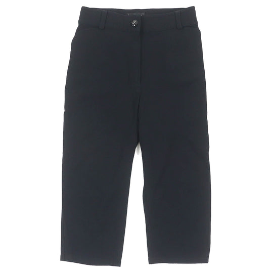 CHANEL Pants P70203 Outer: 69% acetate, Outer: 31% viscose, Lining: 100% silk black Women 36 Used Authentic