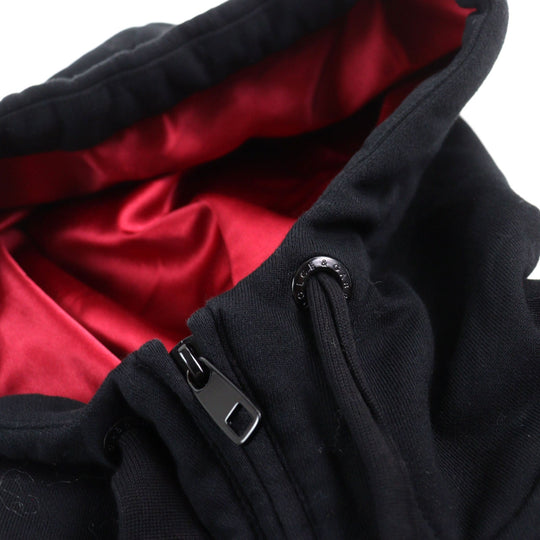 DOLCE&GABBANA Hoodie G9LF5T Outer: 89% cotton, Outer: 11% polyester, Lining: 100% polyester, Part: 96% cotton, Part: 4% elastane Black red white DGMILLENNIALS mens 44 Used Authentic