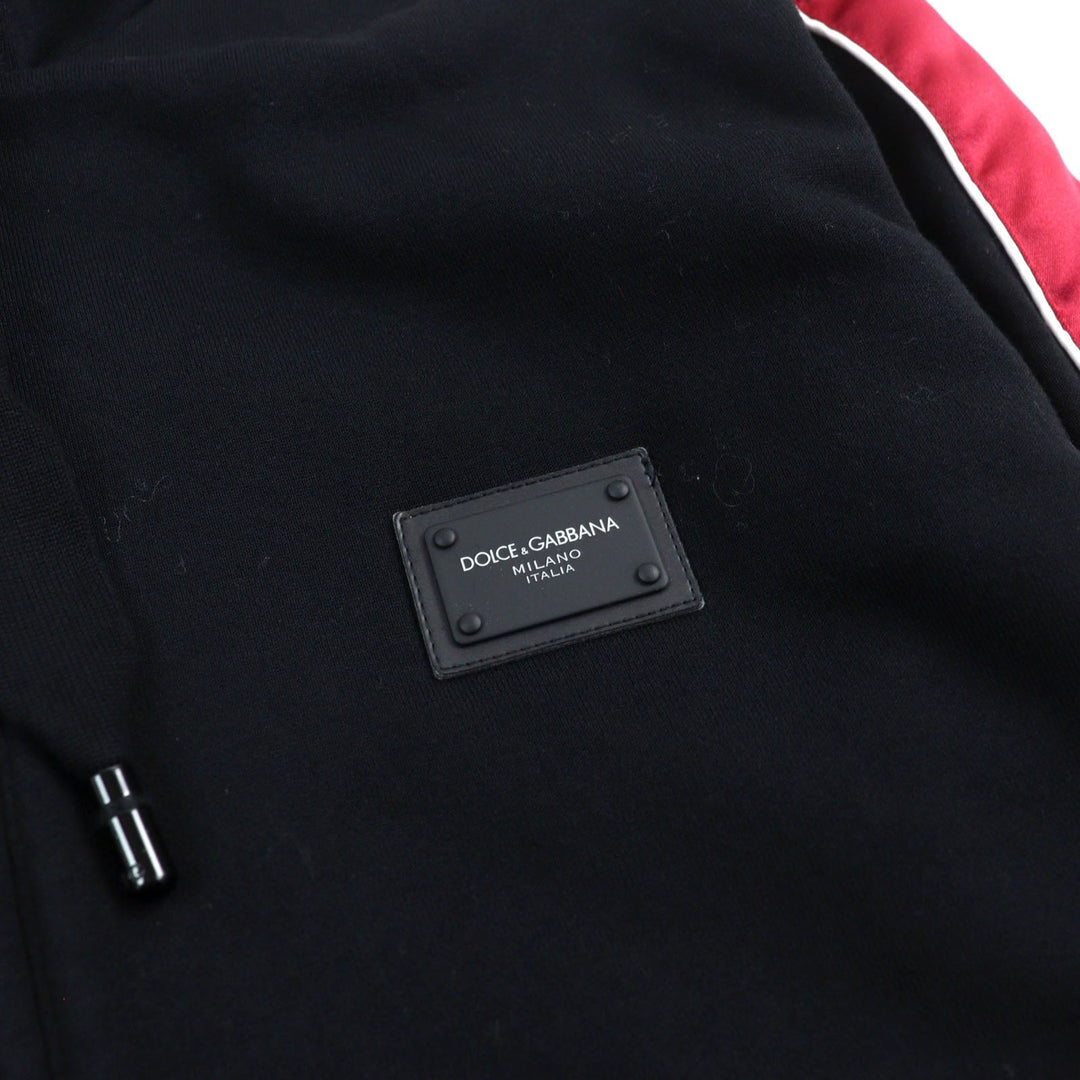 DOLCE&GABBANA Hoodie G9LF5T Outer: 89% cotton, Outer: 11% polyester, Lining: 100% polyester, Part: 96% cotton, Part: 4% elastane Black red white DGMILLENNIALS mens 44 Used Authentic