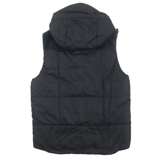 DOLCE&GABBANA Vest Outer: 53% nylon, Outer: 37% polyester, Outer: 10% cotton, Lining: 58% nylon, Lining: 42% polyester black mens 46 Used Authentic