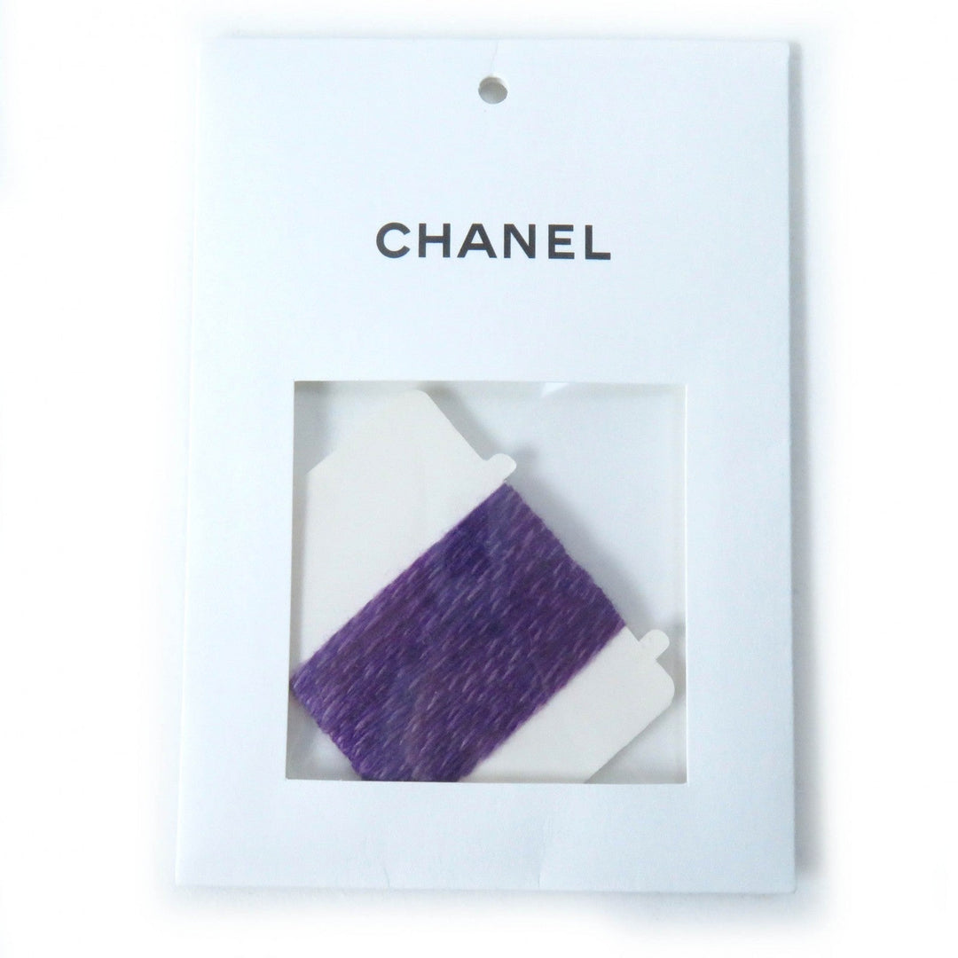CHANEL one piece P75622 Main: 50% wool, Main: 50% cashmere purple Women 34 Used Authentic