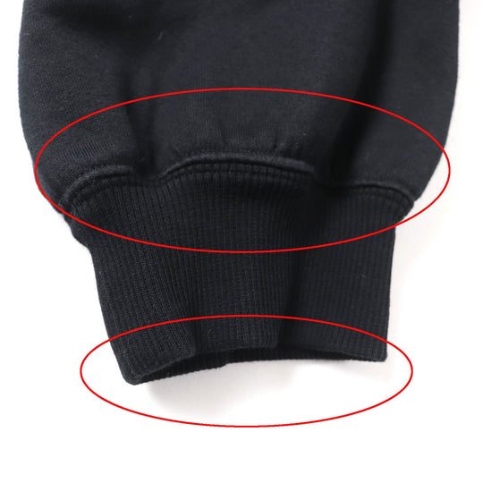 VALENTINO pullover TB0MF05V5H5 Main: 94% cotton, Main: 6% nylon, Part: 54% cotton, Part: 46% polyester, Part: 96% cotton black Women S Used Authentic