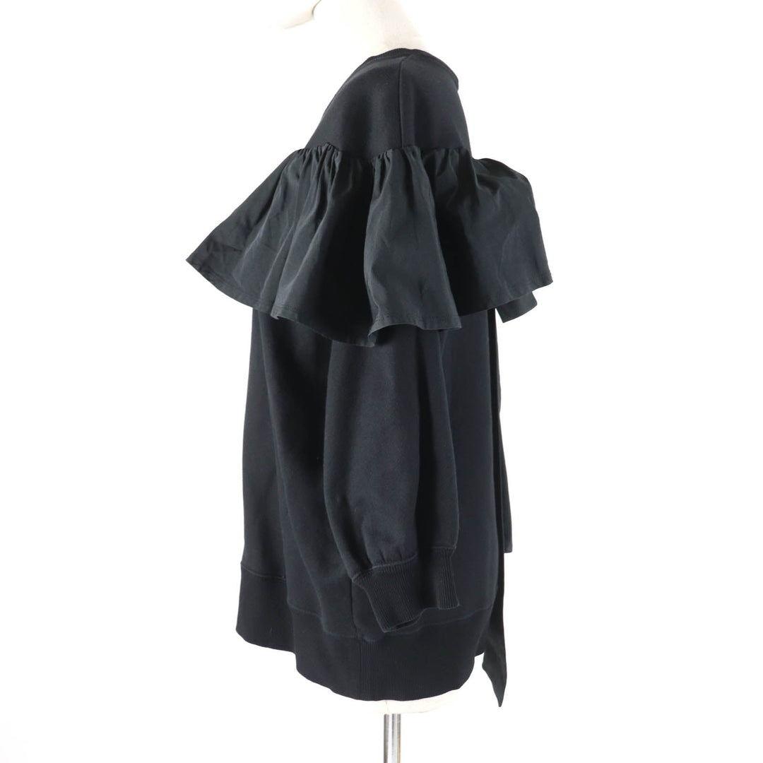 VALENTINO pullover TB0MF05V5H5 Main: 94% cotton, Main: 6% nylon, Part: 54% cotton, Part: 46% polyester, Part: 96% cotton black Women S Used Authentic