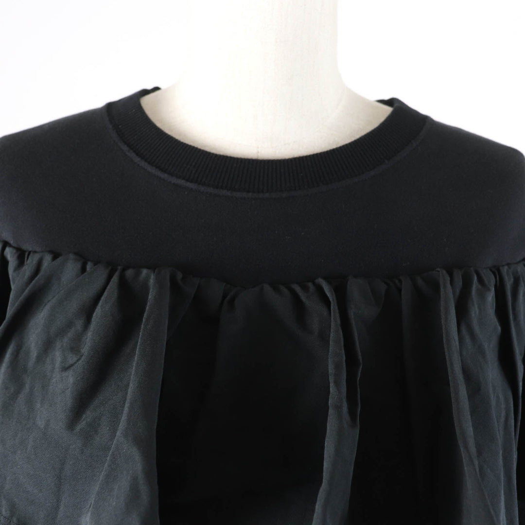 VALENTINO pullover TB0MF05V5H5 Main: 94% cotton, Main: 6% nylon, Part: 54% cotton, Part: 46% polyester, Part: 96% cotton black Women S Used Authentic