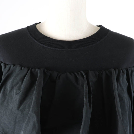 VALENTINO pullover TB0MF05V5H5 Main: 94% cotton, Main: 6% nylon, Part: 54% cotton, Part: 46% polyester, Part: 96% cotton black Women S Used Authentic