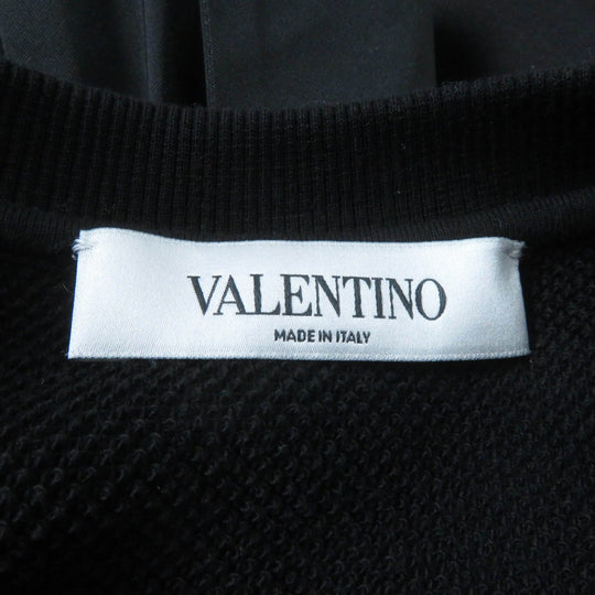 VALENTINO pullover TB0MF05V5H5 Main: 94% cotton, Main: 6% nylon, Part: 54% cotton, Part: 46% polyester, Part: 96% cotton black Women S Used Authentic