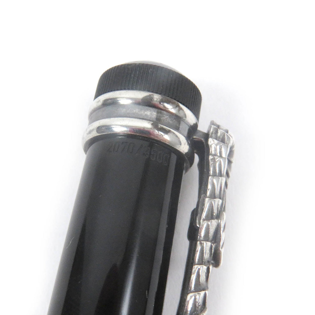 MONTBLANC Ballpoint pen Main: Precious resin, Part: SV925 Black Silver mens Used Authentic